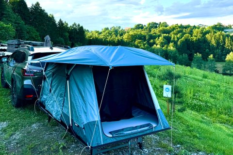 Thule Outset am Campinglatz