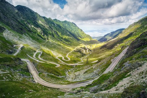 Transfagarasan Pass Rumänien